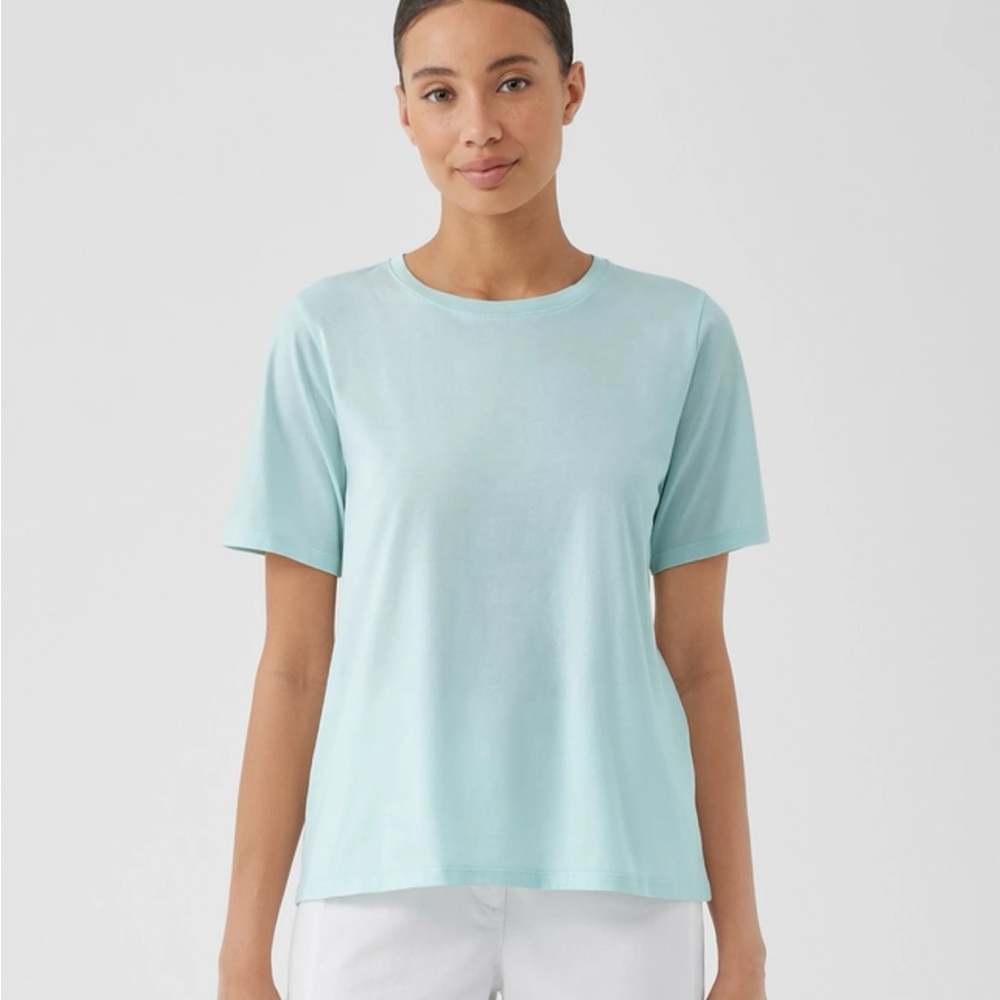 Eileen fisher organic crewneck tee